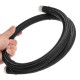 Black Nylon Stainless Steel Braided Pipe Gas Oil Fuel Coolant Hose 10-AN AN10 1M Black Nylon Stainless Steel Braided Pipe Gas Oil Fuel Coolant Hose 10-AN AN10 1M