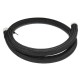 Black Nylon Stainless Steel Braided Pipe Gas Oil Fuel Coolant Hose 10-AN AN10 1M