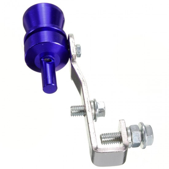 Blue Car Exhaust False Whistle Pipe Sound Muffler Bov Blow Off Valve Blue Car Exhaust False Whistle Pipe Sound Muffler Bov Blow Off Valve