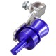 Blue Car Exhaust False Whistle Pipe Sound Muffler Bov Blow Off Valve