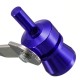 Blue Car Exhaust False Whistle Pipe Sound Muffler Bov Blow Off Valve Blue Car Exhaust False Whistle Pipe Sound Muffler Bov Blow Off Valve