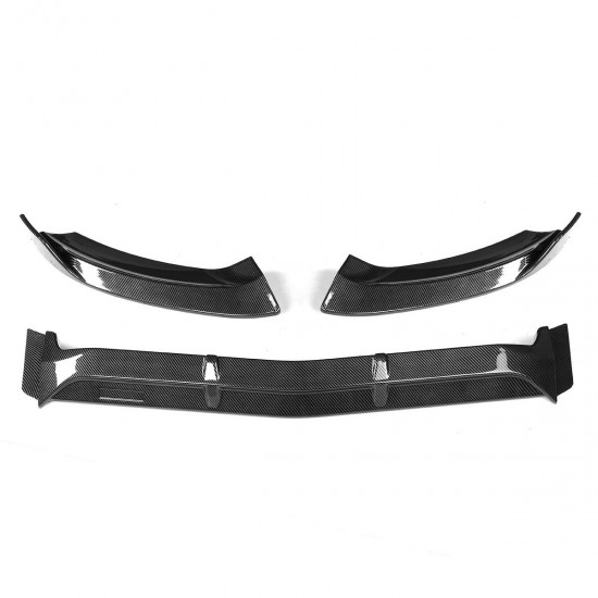Car Carbon Fiber Front Bumper Lip Body Protector Kit Spoiler For Mercedes C-Class W205 C250 C300 C350 2015-2018 Car Carbon Fiber Front Bumper Lip Body Protector Kit Spoiler For Mercedes C-Class W205 C250 C300 C350 2015-2018