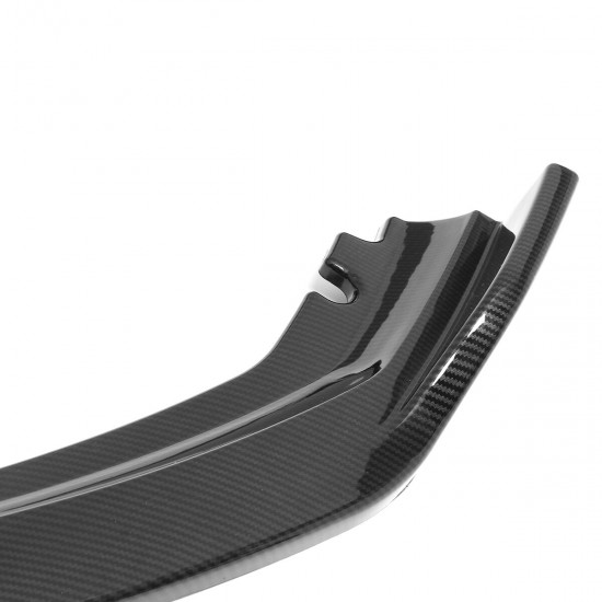 Car Carbon Fiber Look Front Bumper Lip Body Kit Spoiler For Ford Focus 2019 Car Carbon Fiber Look Front Bumper Lip Body Kit Spoiler For Ford Focus 2019