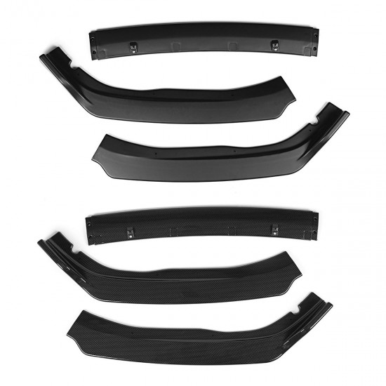 Car Carbon Fiber/ Matte Black Front Bumper Lip Protection Trim For Honda Accord 2018 Car Carbon Fiber/ Matte Black Front Bumper Lip Protection Trim For Honda Accord 2018
