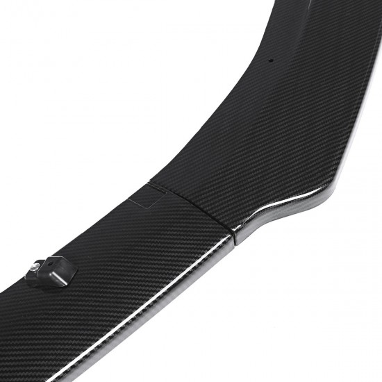 Car Carbon Fiber/ Matte Black Front Bumper Lip Protection Trim For Honda Accord 2018 Car Carbon Fiber/ Matte Black Front Bumper Lip Protection Trim For Honda Accord 2018