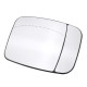 Car Driver Side Wing Mirror Heated Glass Electric For Vauxhall Vivaro Van 2015+