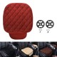 Car Front Seat Cover Auto Seat Cushion Faux Fur Soft Black Pad Mat Universal