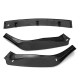 Car Glossy Black Front Bumper Lip Body Kit Spoiler For Ford Focus 2019 Car Glossy Black Front Bumper Lip Body Kit Spoiler For Ford Focus 2019
