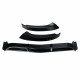 Car Glossy Black Front Bumper Lip Body Protector Kit Spoiler For Mercedes C-Class W205 C250 C300 C350 2015-2018