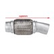 Car Inlet 55mm Outlet 61MM Stainless Steel Exhaust Pipe Muffler Adapter Reducer Connector Silver For BMW N47 E81 E82 E87 E88 E90 E91 E93 Car Inlet 55mm Outlet 61MM Stainless Steel Exhaust Pipe Muffler Adapter Reducer Connector Silver For BMW N47 E81 E82 E87 E88 E90 E91 E93