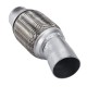 Car Inlet 55mm Outlet 61MM Stainless Steel Exhaust Pipe Muffler Adapter Reducer Connector Silver For BMW N47 E81 E82 E87 E88 E90 E91 E93 Car Inlet 55mm Outlet 61MM Stainless Steel Exhaust Pipe Muffler Adapter Reducer Connector Silver For BMW N47 E81 E82 E87 E88 E90 E91 E93