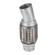 Car Inlet 55mm Outlet 61MM Stainless Steel Exhaust Pipe Muffler Adapter Reducer Connector Silver For BMW N47 E81 E82 E87 E88 E90 E91 E93 Car Inlet 55mm Outlet 61MM Stainless Steel Exhaust Pipe Muffler Adapter Reducer Connector Silver For BMW N47 E81 E82 E87 E88 E90 E91 E93