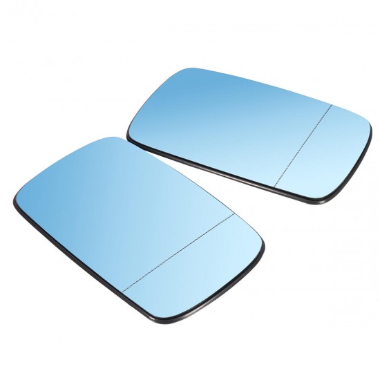 Car Left And Right Side Heated Blue Wing Mirror Glass For BMW E39 E46 1998-2005 Car Left And Right Side Heated Blue Wing Mirror Glass For BMW E39 E46 1998-2005