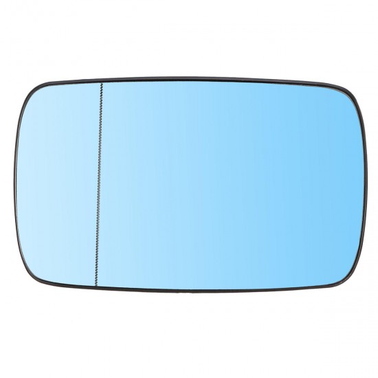 Car Left And Right Side Heated Blue Wing Mirror Glass For BMW E39 E46 1998-2005