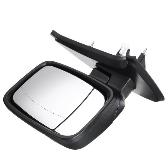 Car Left Electric Primed Wing Mirror For Vauxhall Vivaro Renault Trafic Van 2015-2018