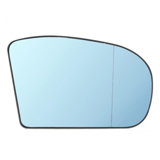 Car Left/Right Blue Anti Glare Heated Rearview Mirror Glass For Benz C E Class W211 W203 A2038100121 A2038100221