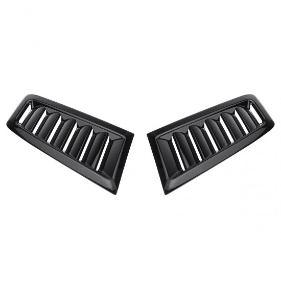 Car RS Style Bonnet Vents Universal Glossy BlackFor Ford Focus MK2