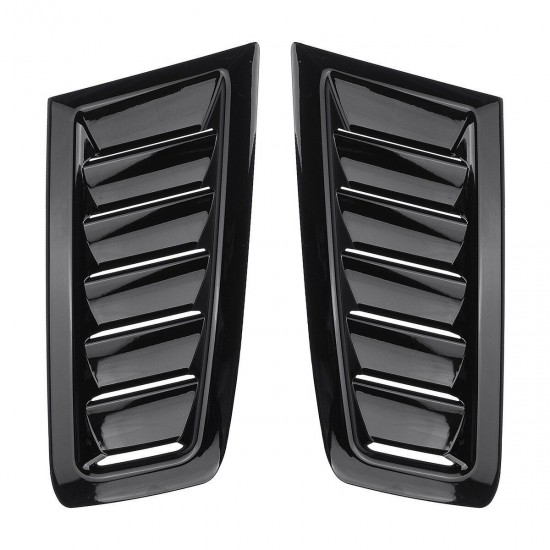 Car RS Style Bonnet Vents Universal Glossy BlackFor Ford Focus MK2