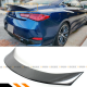 Car Real Carbon Fiber Trunk Spoiler Wing High Kick Duckbill For Infiniti Q60 Coupe 2017-19 Car Real Carbon Fiber Trunk Spoiler Wing High Kick Duckbill For Infiniti Q60 Coupe 2017-19