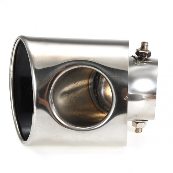 Car Rear Exhaust Pipe Trim Tip Muffler Stainless Steel Chrome For Honda Civic 12-14 Car Rear Exhaust Pipe Trim Tip Muffler Stainless Steel Chrome For Honda Civic 12-14