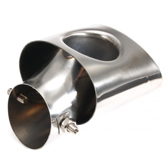 Car Rear Exhaust Pipe Trim Tip Muffler Stainless Steel Chrome For Honda Civic 12-14 Car Rear Exhaust Pipe Trim Tip Muffler Stainless Steel Chrome For Honda Civic 12-14