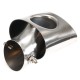 Car Rear Exhaust Pipe Trim Tip Muffler Stainless Steel Chrome For Honda Civic 12-14 Car Rear Exhaust Pipe Trim Tip Muffler Stainless Steel Chrome For Honda Civic 12-14
