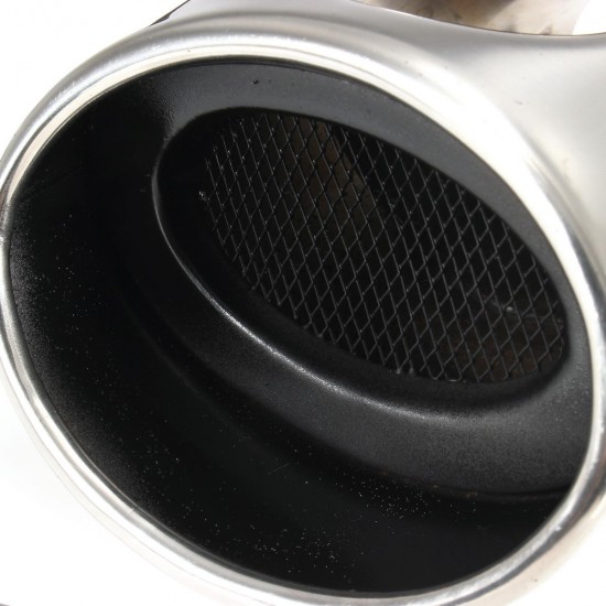 Car Rear Exhaust Pipe Trim Tip Muffler Stainless Steel Chrome For Honda Civic 12-14 Car Rear Exhaust Pipe Trim Tip Muffler Stainless Steel Chrome For Honda Civic 12-14