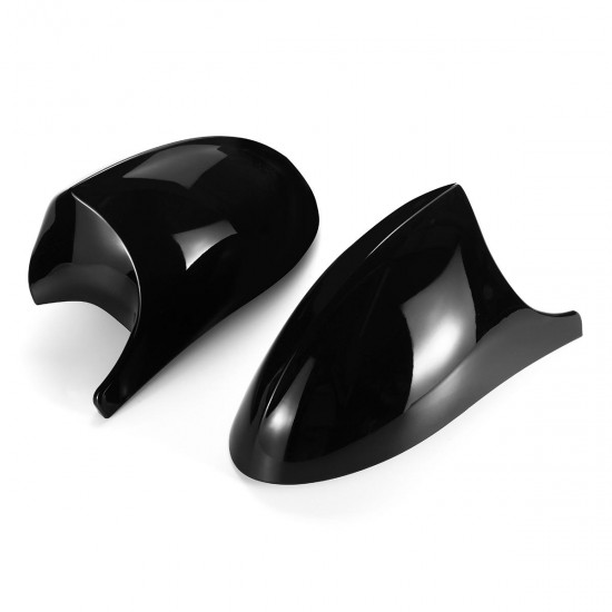 Car Rear View Mirror Cap Cover Replacement Glossy Black Left & Right for BMW E90 E91 2005-2007 E92 E93 2006-2009 M3 Style Car Rear View Mirror Cap Cover Replacement Glossy Black Left & Right for BMW E90 E91 2005-2007 E92 E93 2006-2009 M3 Style