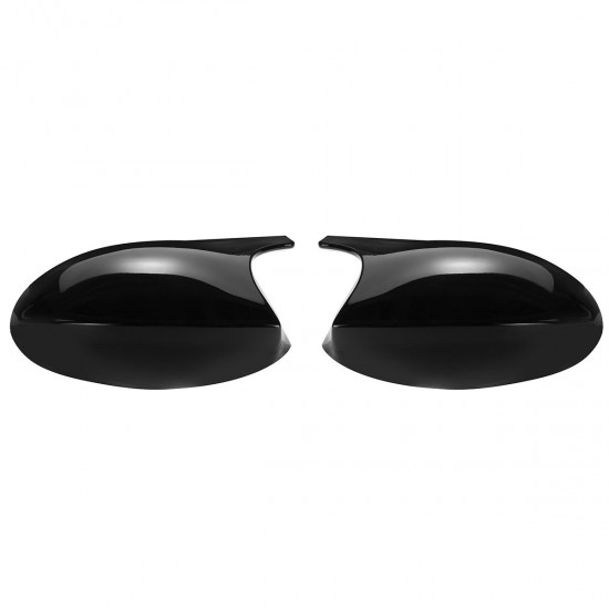 Car Rear View Mirror Cap Cover Replacement Glossy Black Left & Right for BMW E90 E91 2005-2007 E92 E93 2006-2009 M3 Style Car Rear View Mirror Cap Cover Replacement Glossy Black Left & Right for BMW E90 E91 2005-2007 E92 E93 2006-2009 M3 Style