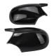 Car Rear View Mirror Cap Cover Replacement Left & Right Glossy Black For BMW E90 E91 2008-2011 E92 E93 2010-2013 M3 Style