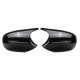 Car Rear View Mirror Cap Cover Replacement Left & Right Glossy Black For BMW E90 E91 2008-2011 E92 E93 2010-2013 M3 Style