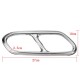 Car Styling Tail Throat Exhaust Muffler For Volvo XC60 2018 2019 Car Styling Tail Throat Exhaust Muffler For Volvo XC60 2018 2019