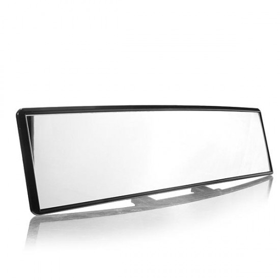 Car Truck 300mm Interior Rear View Mirror Anti Glare Flat Clip