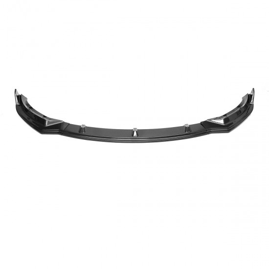 Carbon Black Front Bumper Lip Body Protector Kit Spoiler For Tesla Model 3 Sedan 2016-2019 Carbon Black Front Bumper Lip Body Protector Kit Spoiler For Tesla Model 3 Sedan 2016-2019