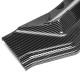 Carbon Black Front Bumper Lip Body Protector Kit Spoiler For Tesla Model 3 Sedan 2016-2019