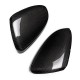 Carbon Fiber Door Side Car Mirror Replacement Cover Caps for VW Golf GTI MK7 2013 17