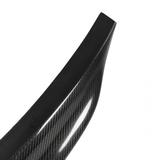 Carbon Fiber Highkick Car Rear Trunk Boot Lid Spoiler Wing For 2009-16 A5 B8 2DR