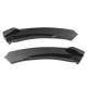 Carbon Fiber Look Front Bumper Lip Spoiler Cover Trim 3PCS For Skoda Octavia 2015-2019