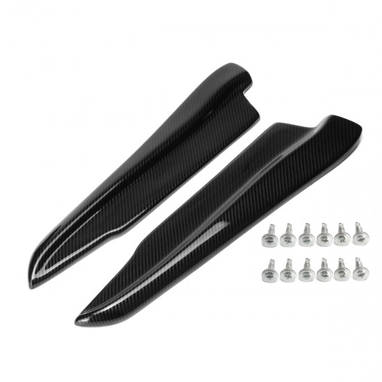 Carbon Fiber Look Rear Bumper Lip Diffuser Splitter Canard Protector For BMW E92 Carbon Fiber Look Rear Bumper Lip Diffuser Splitter Canard Protector For BMW E92