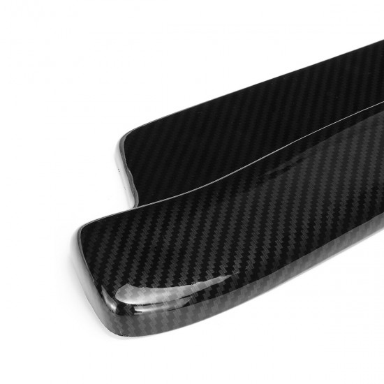 Carbon Fiber Look Rear Bumper Lip Diffuser Splitter Canard Protector For BMW E92