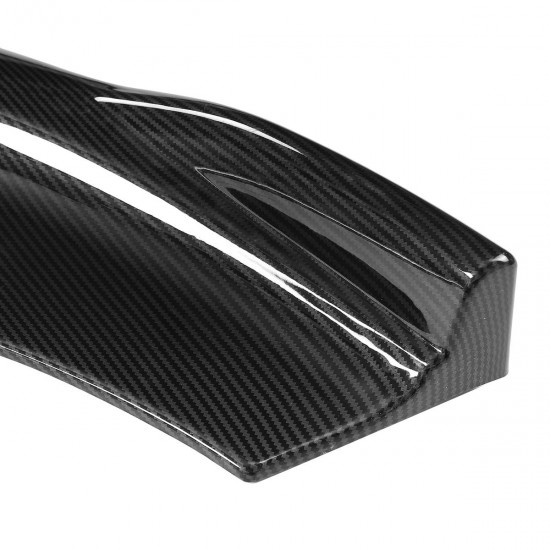 Carbon Fiber Style Front Bumper Protector Chin Splitter For Dodge Charger SRT 15-19 Carbon Fiber Style Front Bumper Protector Chin Splitter For Dodge Charger SRT 15-19