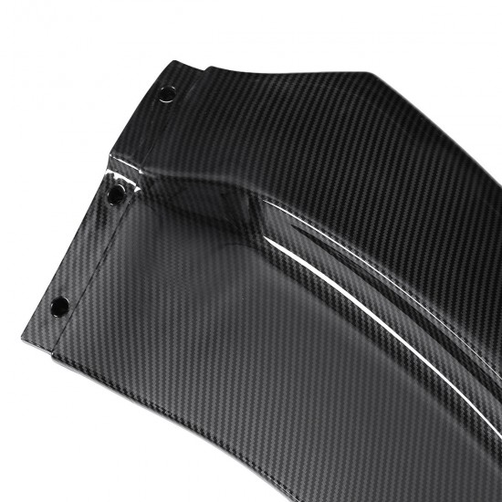 Carbon Fiber Style Front Bumper Protector Chin Splitter For Dodge Charger SRT 15-19 Carbon Fiber Style Front Bumper Protector Chin Splitter For Dodge Charger SRT 15-19