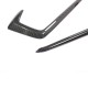 Carbon Fiber Style Front Fog light Eyebrow Cover Trim For Honda Civic 2019+ Carbon Fiber Style Front Fog light Eyebrow Cover Trim For Honda Civic 2019+