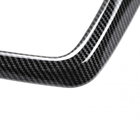 Carbon Fiber Style Front Fog light Eyebrow Cover Trim For Honda Civic 2019+ Carbon Fiber Style Front Fog light Eyebrow Cover Trim For Honda Civic 2019+