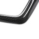 Carbon Fiber Style Front Fog light Eyebrow Cover Trim For Honda Civic 2019+