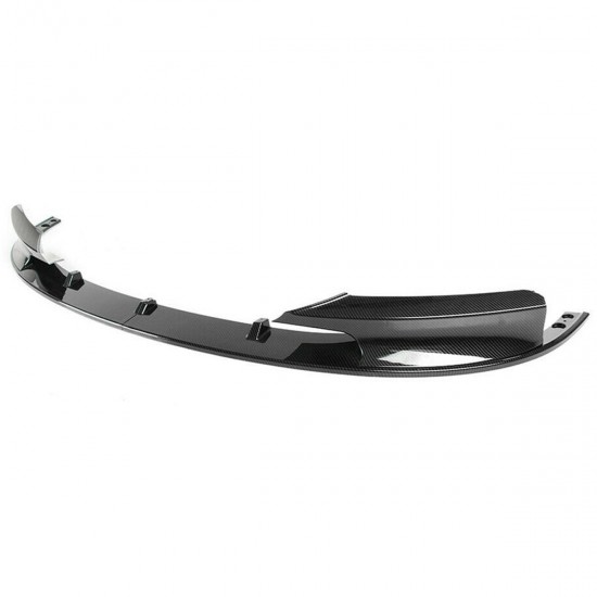 Carbon Fiber Style M-Sport Two-section Front Diffuser Splitter Lip Tools Kit For BMW F30 3 Series 2012-18