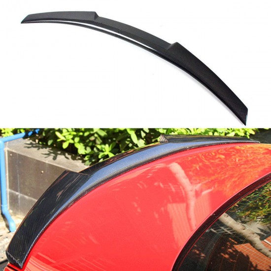 Carbon Fiber Trunk Lid Spoiler Wing-M4 Style For BMW E90 3 Series Sedan 2006-2011