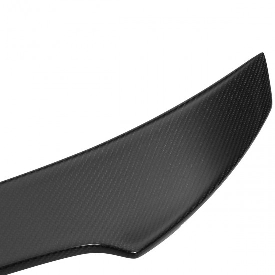 Carbon Fiber Trunk Spoiler Lip For Honda Civic X 10th Hatchback DTO V Style 2016-2019