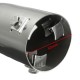 Chrome 60mm Car Curved Exhaust Tail Tip End Pipe Blow Down Bumper Trim Steel Chrome 60mm Car Curved Exhaust Tail Tip End Pipe Blow Down Bumper Trim Steel