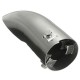 Chrome 60mm Car Curved Exhaust Tail Tip End Pipe Blow Down Bumper Trim Steel Chrome 60mm Car Curved Exhaust Tail Tip End Pipe Blow Down Bumper Trim Steel